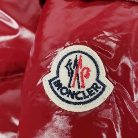 Moncler Red Maya Down Jacket - Picture 7 of 13